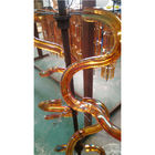 Macchina di rivestimento decorativa di vetro di vuoto del montaggio PVD della cristalleria ad alto rendimento di Foshan