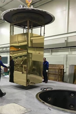 Fogli in acciaio inossidabile / parti di mobili Macchina di rivestimento a vuoto PVD oro