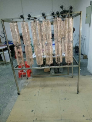 Fogli in acciaio inossidabile / parti di mobili Macchina di rivestimento a vuoto PVD oro