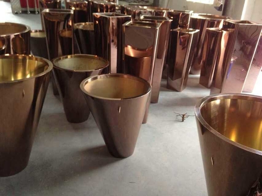 Macchine di rivestimento PVD in acciaio inossidabile di grande capacità