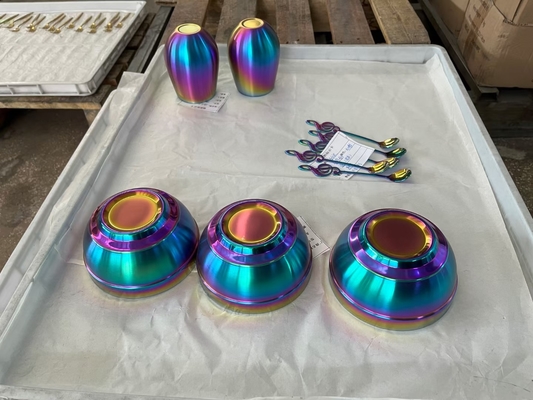 Artware in acciaio inossidabile Artwork PVD Vacuum Metallizing Coating Machine per gioielli / mobili