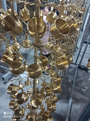 Macchina per rivestimento a vuoto PVD per gioielli a sputtering MF multi-arco
