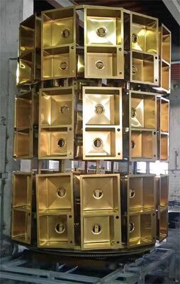 Professional PVD Vacuum Coating Machine with Large Chamber Capacity, High Efficiency, and Full Auto Control System