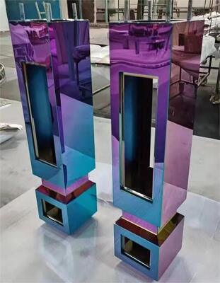 Macchina di rivestimento a vuoto a PVD Full Auto Rainbow con lucentezza gradiente e garanzia di 1 anno
