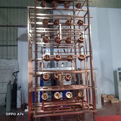 Macchina per rivestimento PVD antigraffio di grande capacità con controllo completamente automatico per schermi in acciaio inossidabile