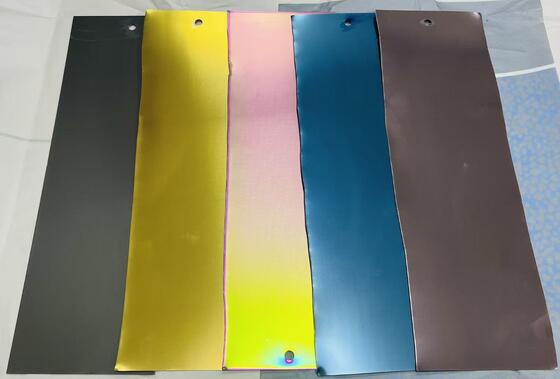 Macchina di rivestimento PVD multicolore con controllo automatico completo e garanzia di 1 anno per le parti metalliche