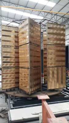 Macchina di rivestimento PVD resistente all'usura con processo di alta durata e sistema di controllo automatico completo per piastrelle ceramiche