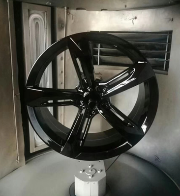 Macchina di rivestimento PVD antirrugine con tecnologia di finitura a specchio per cerchi e lucchetti delle ruote automobilistiche