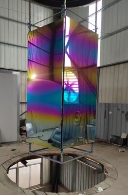 Macchina di rivestimento PVD di lunga durata con tecnologia di copertura di superficie completa per divisori di stanza in acciaio inossidabile
