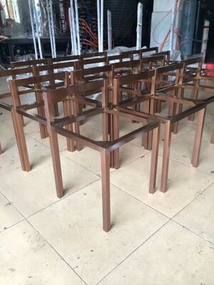 Scratch Resistant Full Coverage PVD Plating Equipment for Large Metal Furniture Vacuum Coating Machine