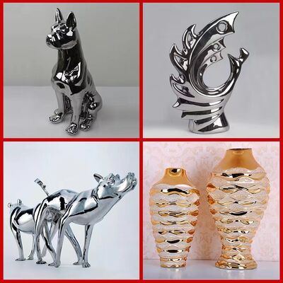 Macchina di rivestimento a vuoto PVD UV stabile per ornamenti ceramici artigianali con colore iridescente personalizzabile