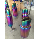 Macchina di rivestimento di vuoto di colore PVD dell'arcobaleno del tubo di scarico dell'acciaio inossidabile