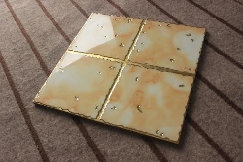 Dispositivi decorativi Piastrelle da pavimento di colore dorato PVD Macchina di rivestimento a vuoto/macchina di rivestimento in ceramica