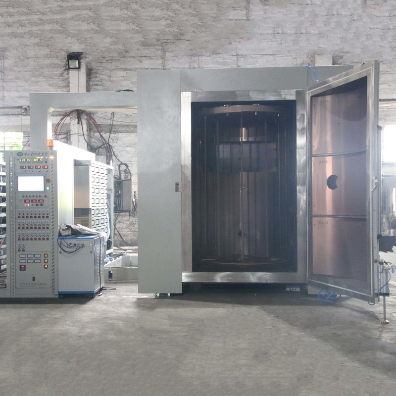Macchine per ioni a vuoto Attrezzature per lo sputtering Metallo Acciaio inossidabile Vetro ceramico Rivestimento di finitura Oro PVD colorato