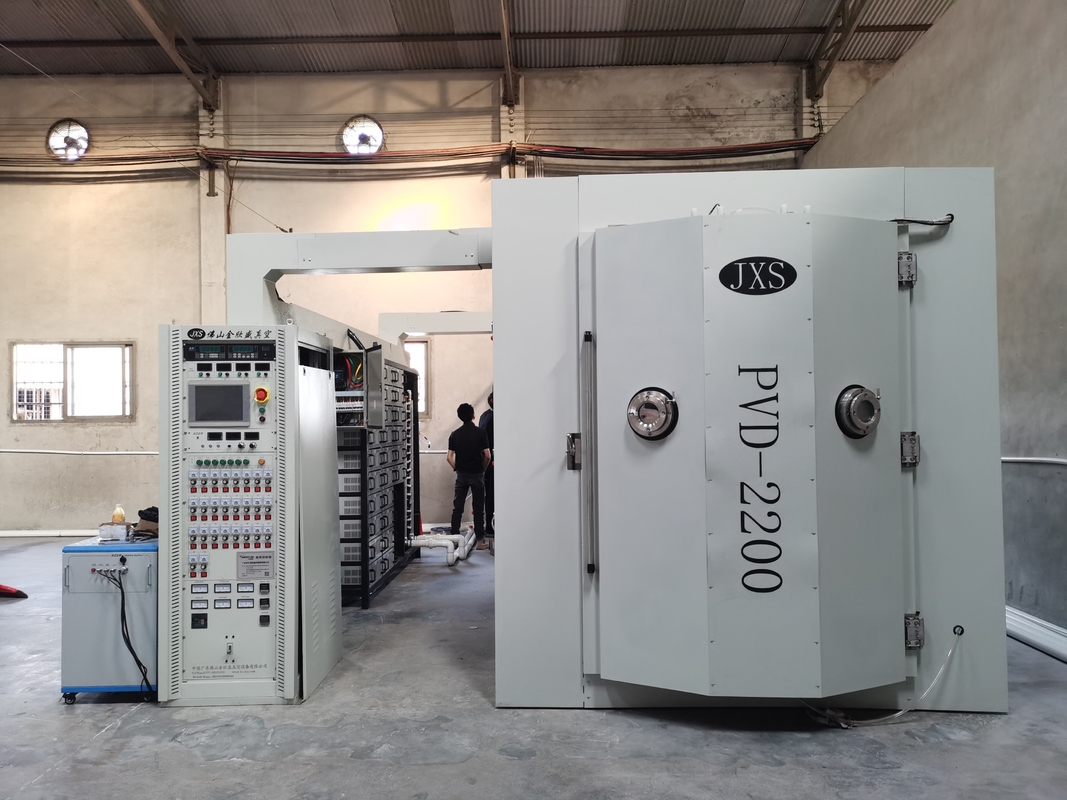 Macchina per rivestimento a vuoto di Pvd per ceramica metallica vetro titanio mobili in acciaio inossidabile Macchina per rivestimento a vuoto di Pvd