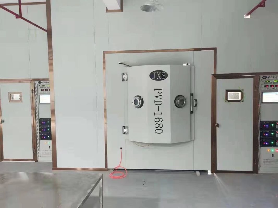 Macchina per rivestimento sottovuoto Made in China, attrezzatura per la produzione di vernice PVD color oro, macchina per il rivestimento di film PVD per acciaio inossidabile e ceramica