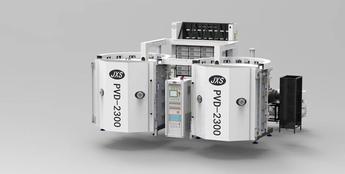 Macchina per rivestimento sottovuoto PVD completamente automatica per artigianato in ceramica con colori vivaci e alta lucentezza e 1 anno di garanzia