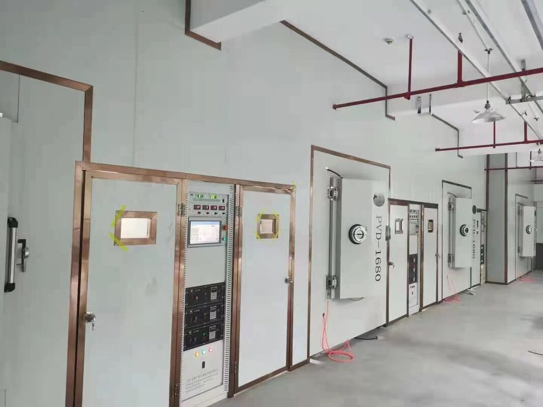 Macchina per rivestimento PVD completamente automatica antigraffio con camera in acciaio inossidabile per telai di mobili