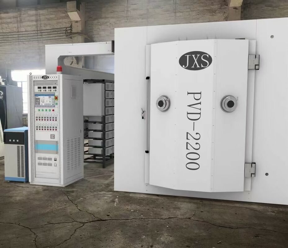 Macchina di rivestimento per ioni PVD per piccoli lotti per fasce di custodia di orologi con rivestimento antitarnico e finitura speculare ad alto lucido