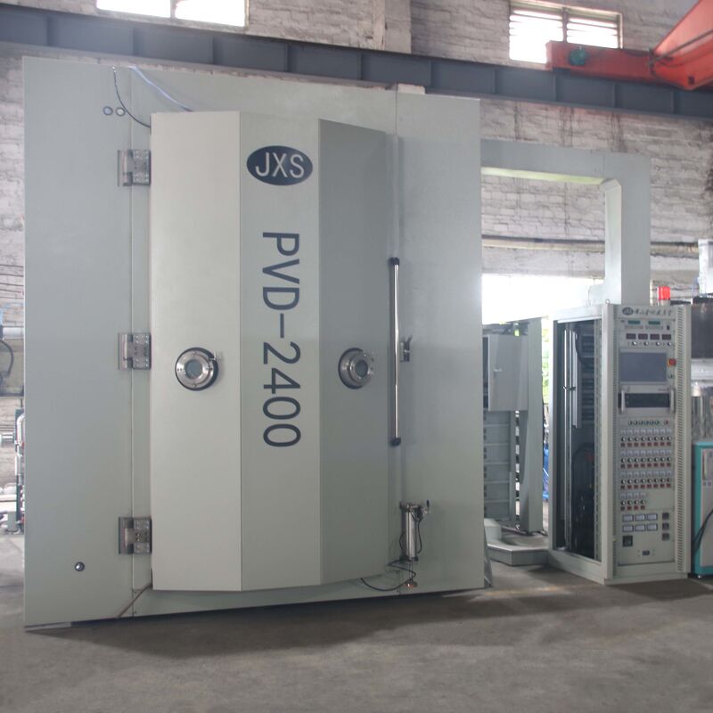 Macchina per rivestimento sottovuoto PVD a camera media con controllo automatico completo resistente all'usura per uso alimentare resistente ai raggi UV per rubinetti dell'acqua sanitaria