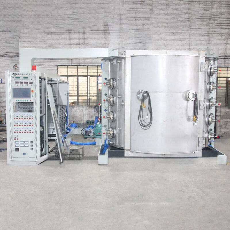 Macchina di rivestimento a vuoto a piccola cavità compatta con film sottile metallico multi-tono e sistema di controllo automatico completo