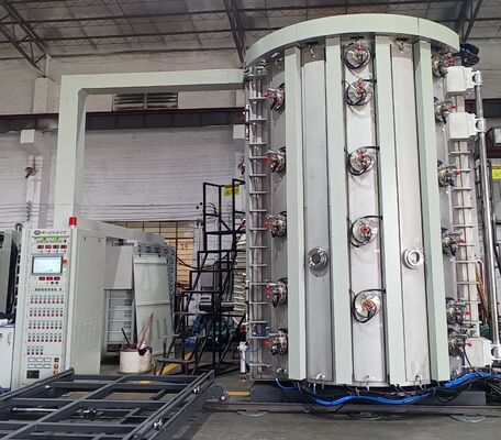 Un buon prezzo. Macchina per rivestimento PVD antigraffio di grande capacità con controllo completamente automatico per schermi in acciaio inossidabile in linea