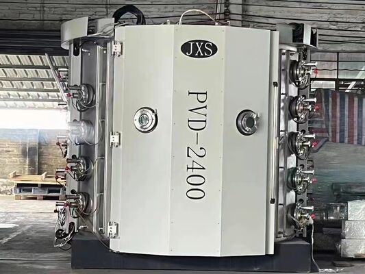Un buon prezzo. Macchina di rivestimento PVD multicolore con controllo automatico completo e garanzia di 1 anno per le parti metalliche in linea