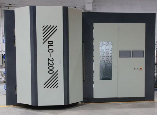Un buon prezzo. Mini macchina di rivestimento PVD industriale con finitura a prova di graffi e sistema di controllo automatico completo per camera di vuoto su misura in linea