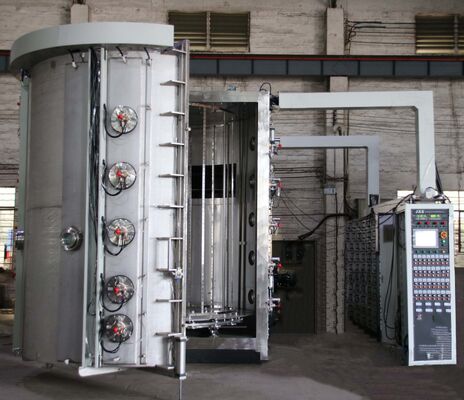 Qualità Macchina di rivestimento a vuoto a sputtering magnetron completamente automatica per pezzi di piastrelle in ceramica con finiture a colori metallici multipli Fabbrica