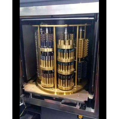 Un buon prezzo. Forte macchina di rivestimento dura degli utensili per il taglio di adesione PVD del film di alta durezza nel vuoto di Foshan JXS in linea