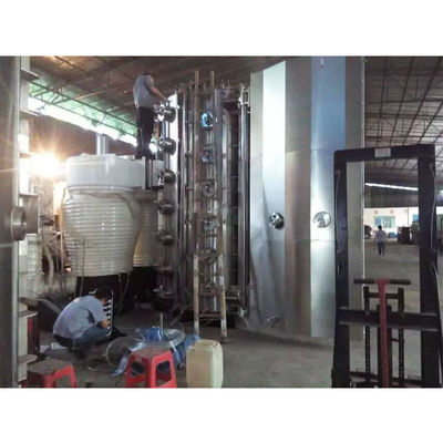 Un buon prezzo. Grande macchina di rivestimento di vuoto del piatto PVD dello strato della mobilia dell'acciaio inossidabile di dimensione della camera di alta efficienza in linea