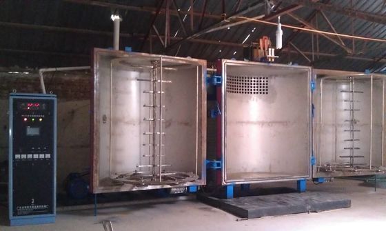 Un buon prezzo. Macchina verticale di metallizzazione sotto vuoto dell'ANIMALE DOMESTICO del PC PMMA dell'ABS pp in linea