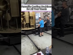 Macchina per sputtering magnetron con rivestimento sottovuoto in PVD con effetto super cromato in oro rosa