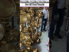 Velocità di deposizione elevata vetreria vetro cristallo PVD macchina di rivestimento a vuoto per colore oro